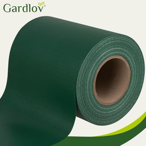 Grön Stängseltejp 450 g/m² + 25 Clips – Insynsskydd