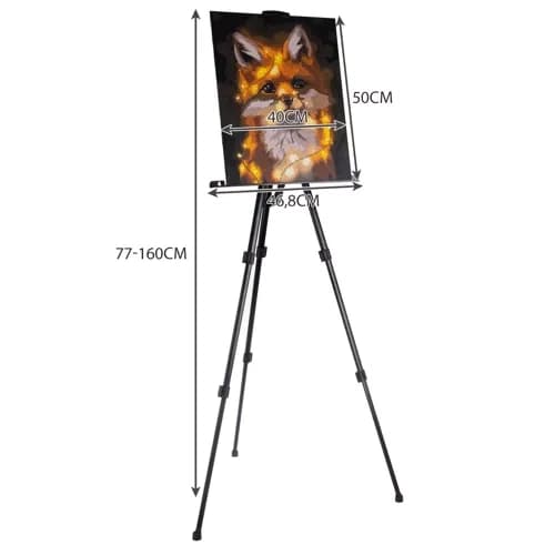Malerstaffeli 90-170 cm