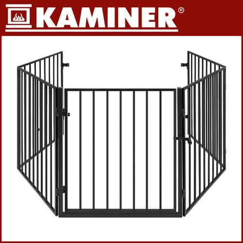 Kaminskydd - Säkerhetsgrind till kamin-Enkel eldstadsgrind BK-2961