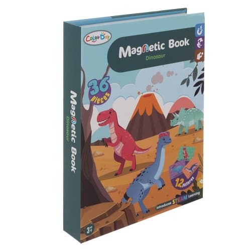 MAGNETISK PUSLESPIL - DINOSAURE