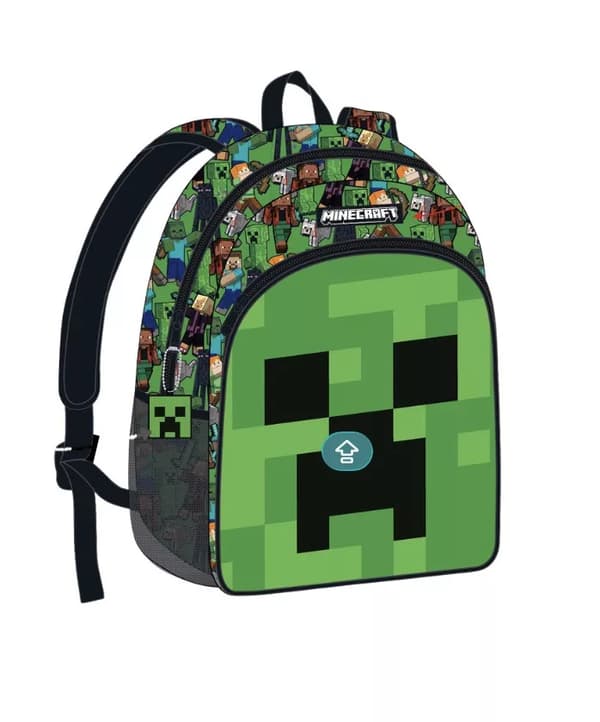 Minecraft Skoletaske 40 cm – Grøn