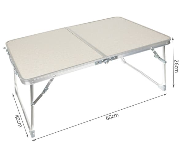 Sammenklappeligt campingbord - kuffert