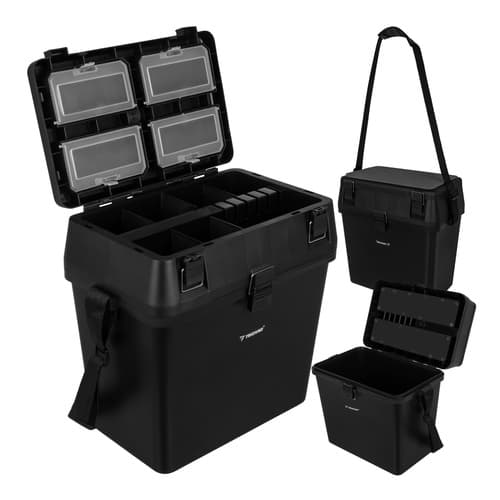 Fiskelåda med sits – Fiskebox organizer