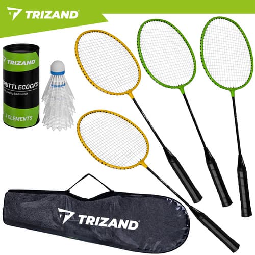 Badmintonset 4 personer – racketar, bollar & väska
