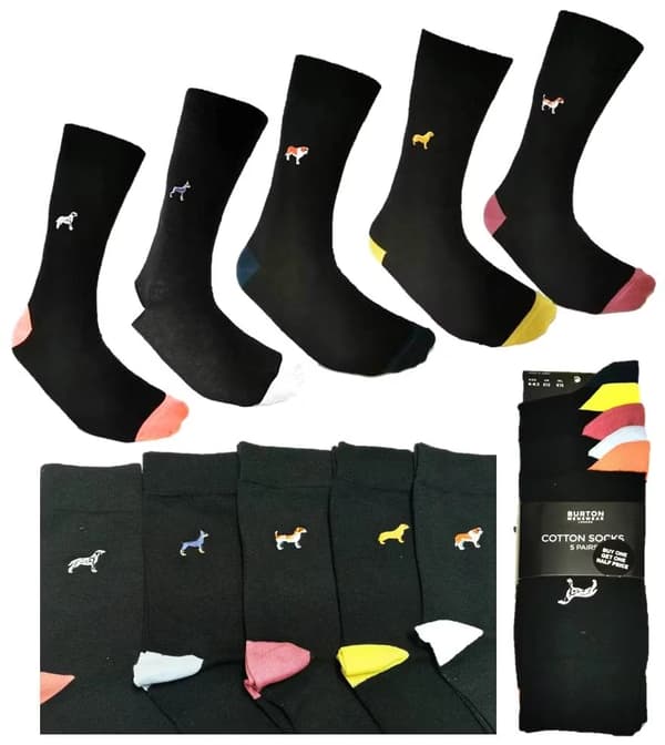Strumpor för herr 5 Par herrstrumpor -socks