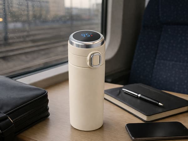 Termosmugg 400 ml med temperaturdisplay – smart termos