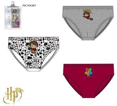 Harry Potter lasten alusvaatteet, 3 kpl