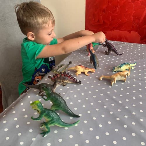 Dinosauriefigurer 12-pack – leksaksdinosaurier barn