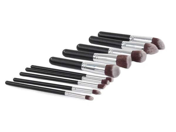 Makeupbørstesæt - Et sæt professionelle makeupbørster, 10 stk.