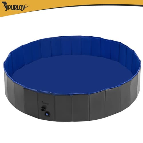 Hundepool 160 cm – Sammenklappelig pool til hunde 600L
