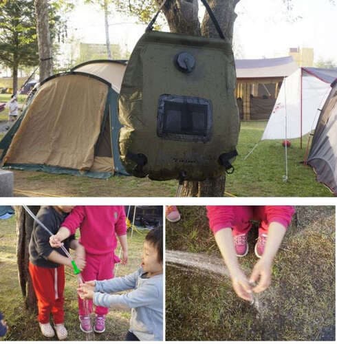Soldusch 20L med termometer för camping och trädgård