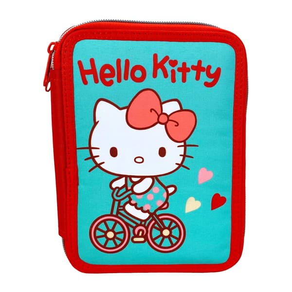 Hello Kitty Sweetheart pennfodral med 2 nivåer