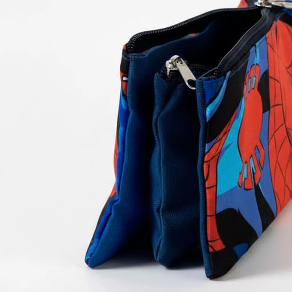 Superman Attack Spiderman penalhus med 3 rum 23 cm - sort