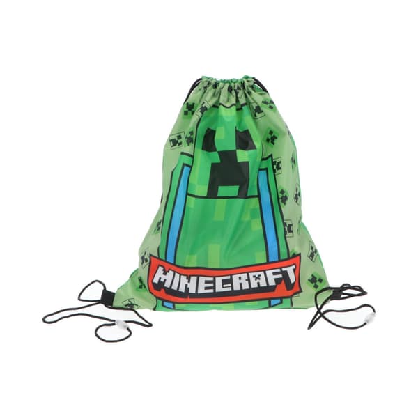 Lasten kuntosalikassi - Minecraft Green Zone -urheilukassi, 40 cm