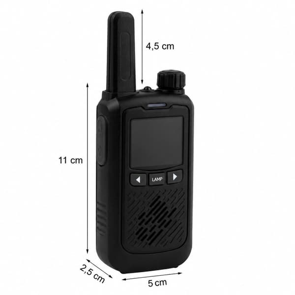 BAOFENG BF-T17 Walkie-Talkie 2-pack – LED & Headset