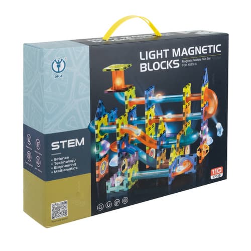 Magnetiske klodser - boldbane 110 dele