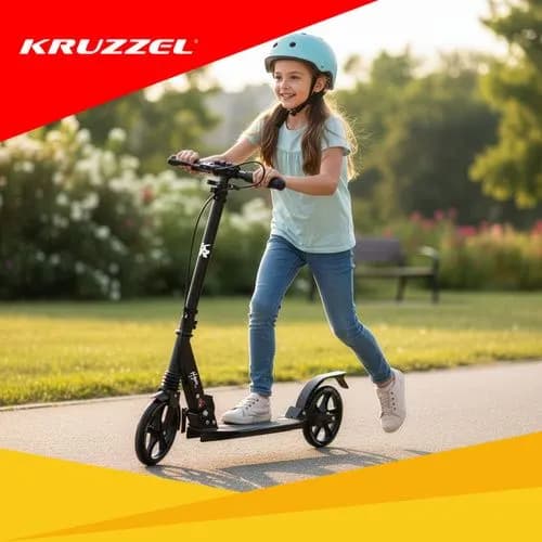 Hopfällbar Sparkcykel 200 mm – Skivbroms & ABEC-9