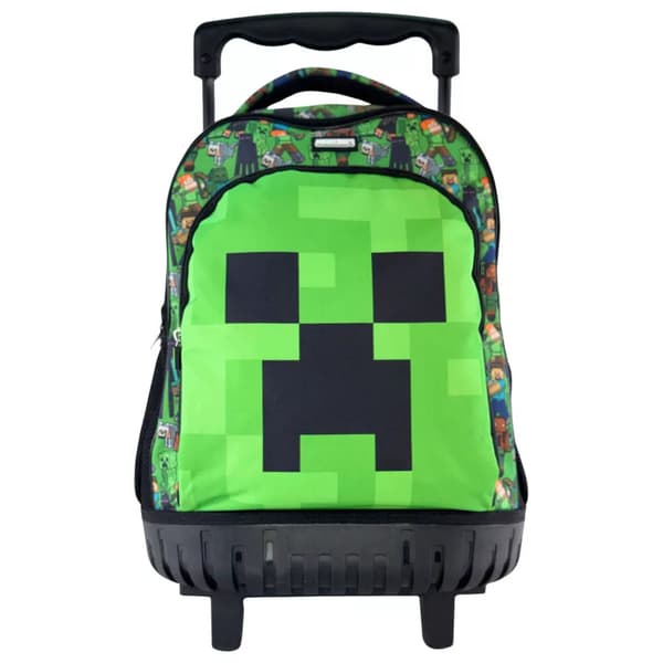Minecraft Premium Rulletaske 44 cm – Grøn