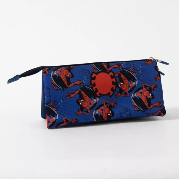 Superman Attack Spiderman penalhus med 3 rum 23 cm - sort