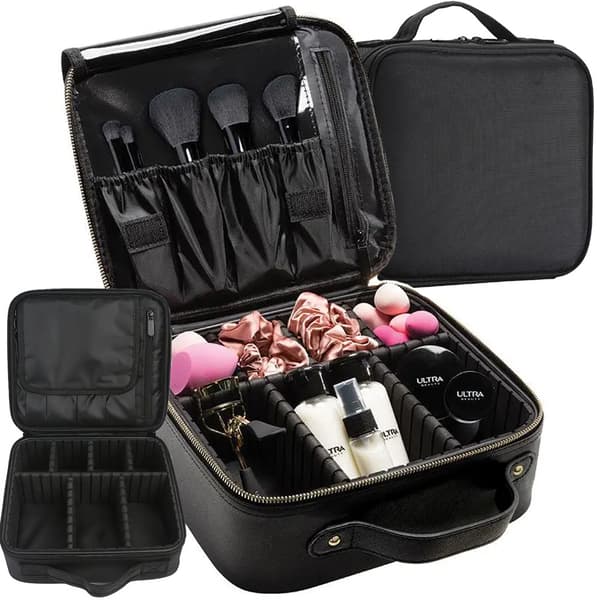 Makeuptaske, rejsearrangør, kiste, kuffert