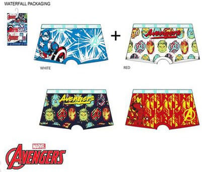 Avengers barnboxershorts barn underkläder -4 pack