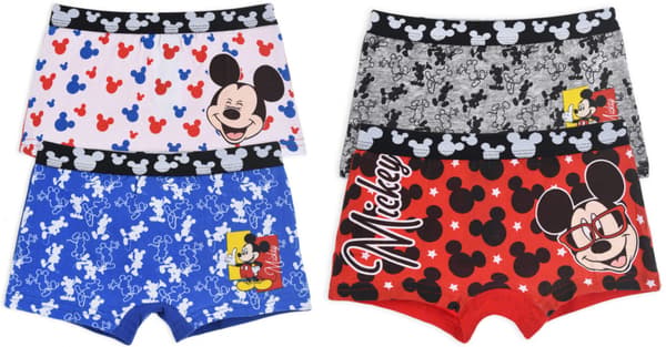 Disney Mickey lasten bokserit, 4 kpl