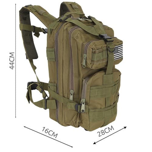 Militär ryggsäck 26L – Tactical backpack med MOLLE-system