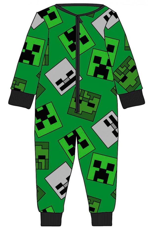Minecraft-pitkät pyjamat lapsille, 3-10 vuotta