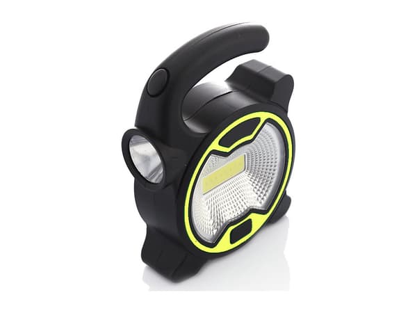 Tehokas LED COB -taskulamppu kahvalla