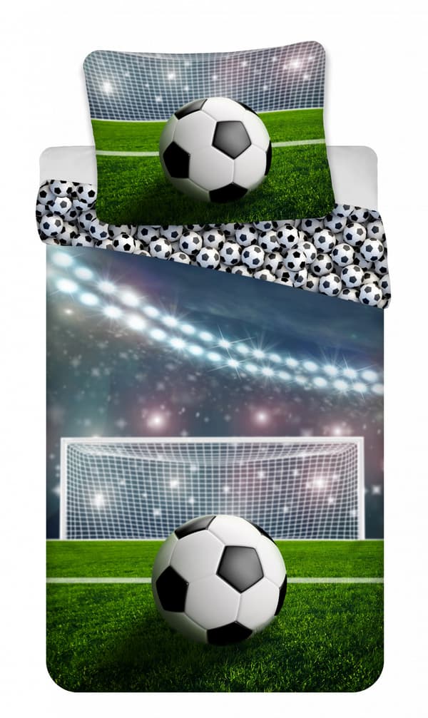 Sengetøj til fodbold 140×200 cm, 70×90 cm