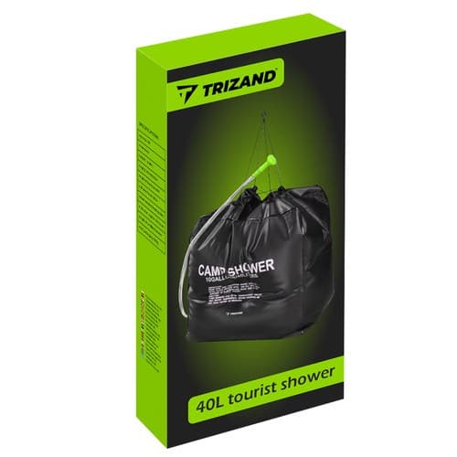 Solbruser 40L til camping og have – solopvarmet bruser