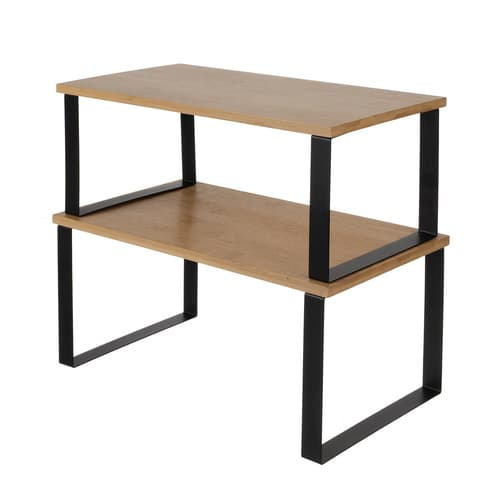 Bambus køkkenhylde - 2 stk.