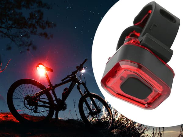 Cykelbaglygte 14 LED cykellygte USB