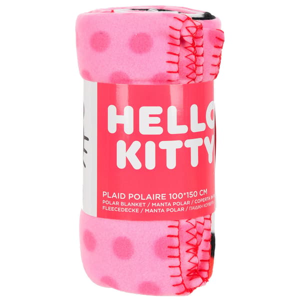 Hello Kitty söt fleecefilt 100x150 cm