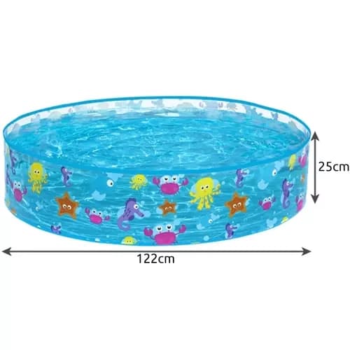Bestway Barnpool 122 cm – Expanderbar Pool 277 Liter