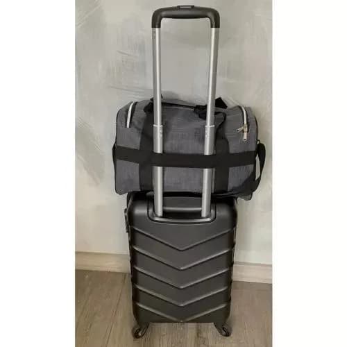 Kuffert 20 L Håndbagage 40 × 25 × 20 cm – Grå