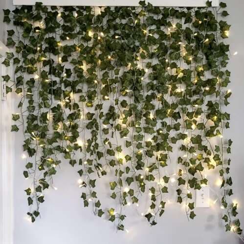 Kunstig vedbend + LED Gardlov 24538