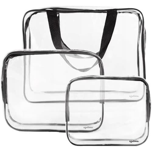 Transparent sminkväska 3 i 1