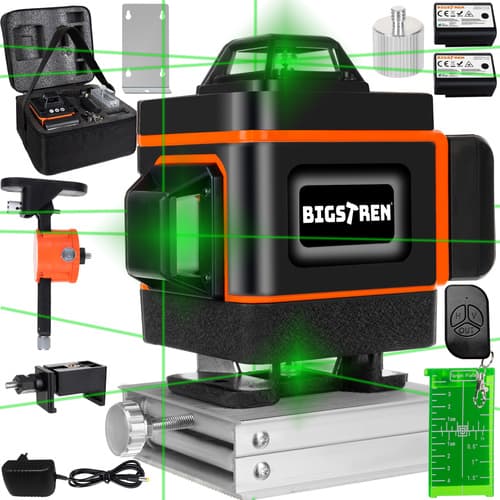 16 linjerin 4D 360° Laserpass – Grön Precisionslaser