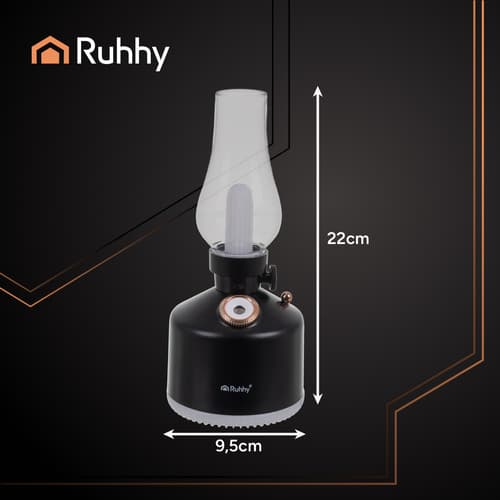 USB-luftfugter og aromadiffuser – Retro-design med RGB LED