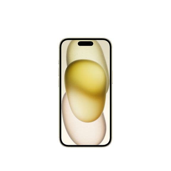 Apple iPhone 15 128 GB, gul - C - Av partner