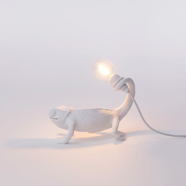 Kameleon Bordlampe Still, Hvit - B - Veldig bra