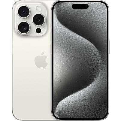 Apple iPhone 15 Pro 256 GB, Vit - C - Av partner