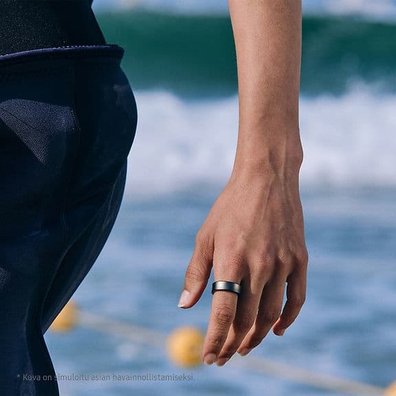 Samsung Galaxy Ring Smart Ring, Titanium Sølv, Størrelse 7 - A - Som Ny