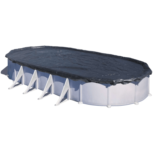 Poolskydd Vinter för Oval Pool Storlek 610 x 375 cm - B - Mycket bra