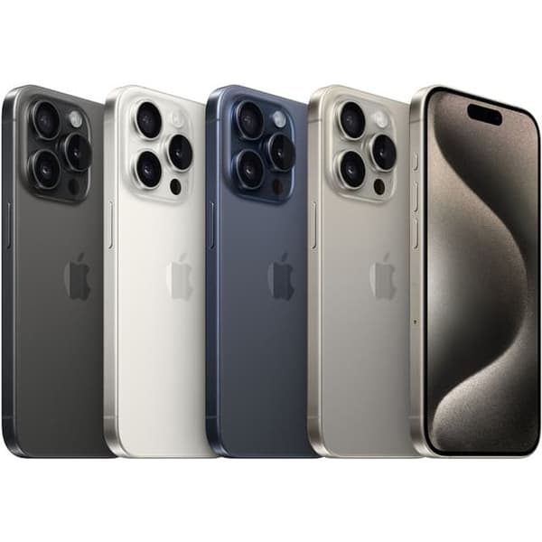 iPhone 15 Pro 256 GB, blå titan - C - Av partner