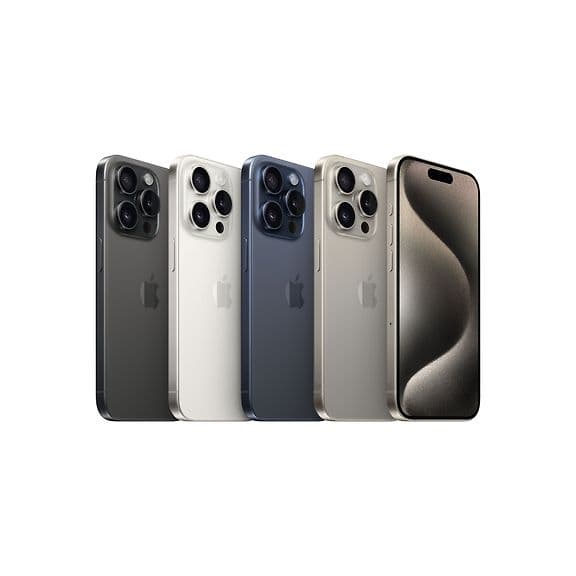 Apple iPhone 15 Pro 128GB Naturlig titanium - C - Mindre Slid