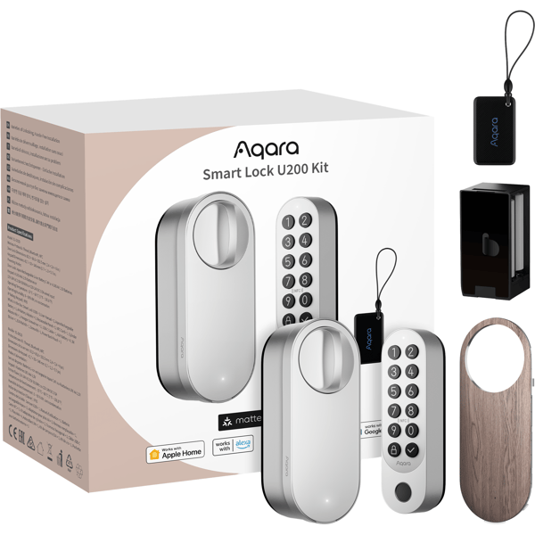 Aqara Smart Lock U200, Silver - A - Som ny