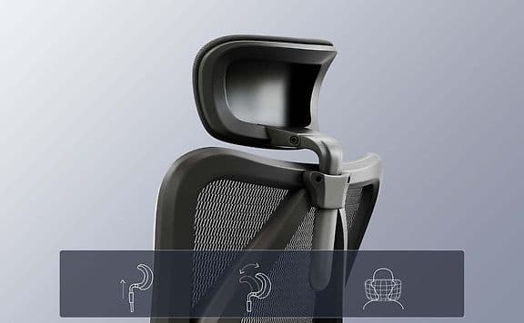 Sihoo M18 Ergonomisk Kontorstol, Sort - A - Som Ny