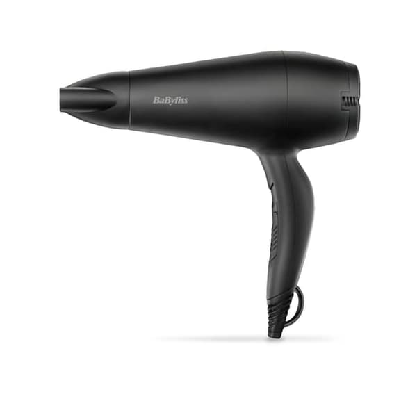BaByliss D215DE hårtørrer, sort - A - Som ny